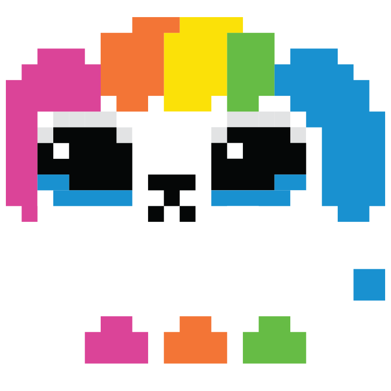 Rainbow Poodle