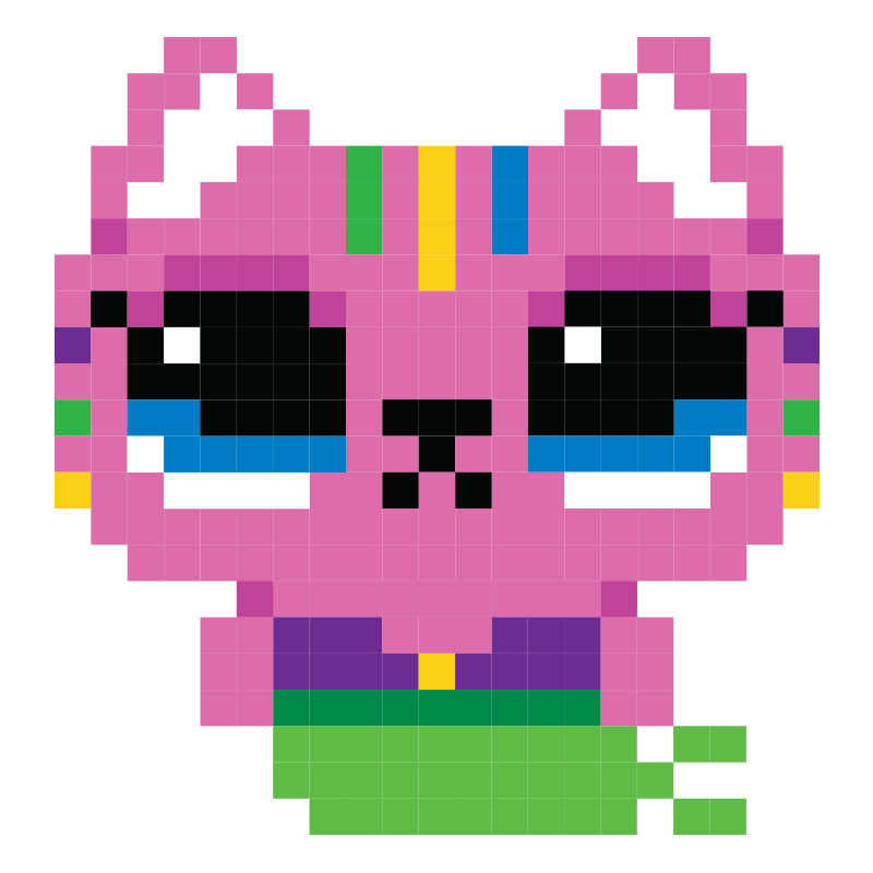 Rainbow Mer-cat 
